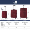 Set di valigie Itaca Hagen 50/60/70Cm