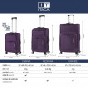 Set di valigie Itaca Hagen 50/60/70Cm
